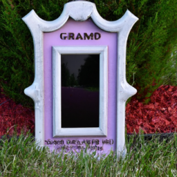 gravesite picture frame