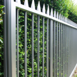 residential metal security fence