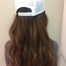 long hair snapback