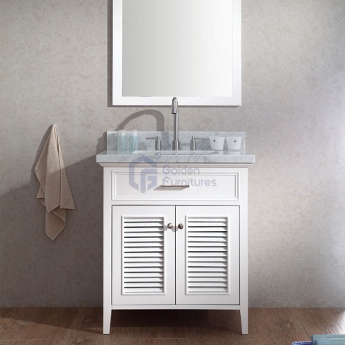 Custom Wood Bathroom Vanity Vietnam Cabinet