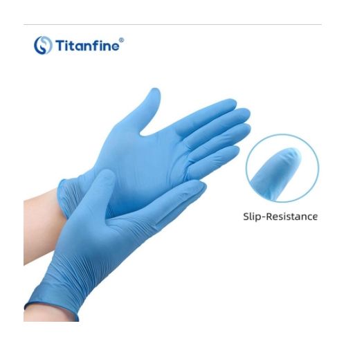 9 inch 4.5g blue disposable Nitrile Gloves