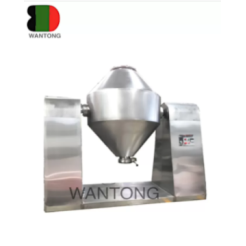 W food grade powder rotary double cone drum blender mixer