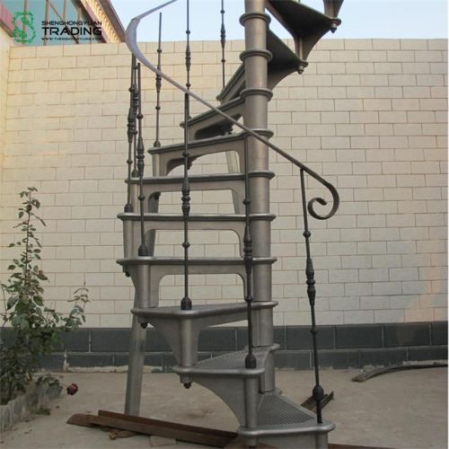 wrought iron spiral staircase