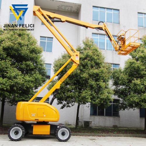 Electric Curved Arm Aerial Work Platform