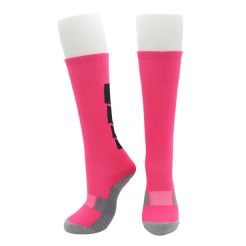 Custom Pink Youth Football Socks