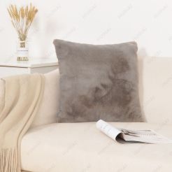 Faux Rabbit Fur Pillow